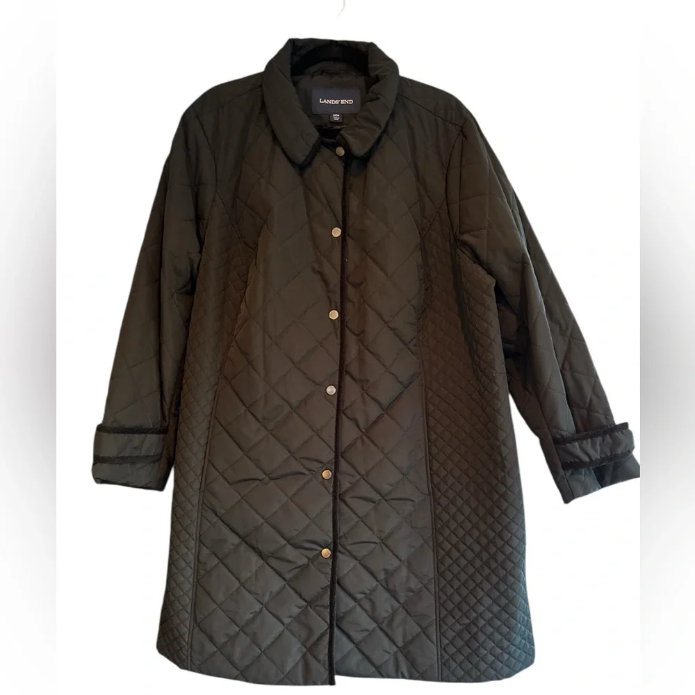 Lands’ End Quilted Black Jacket
Size 2X - Picture 1 of 6